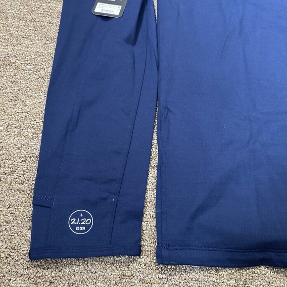 All birds Mens 1/4 zip natural run midlayer tshirt $98 Blue long sleeve Co Logo - Picture 11 of 12